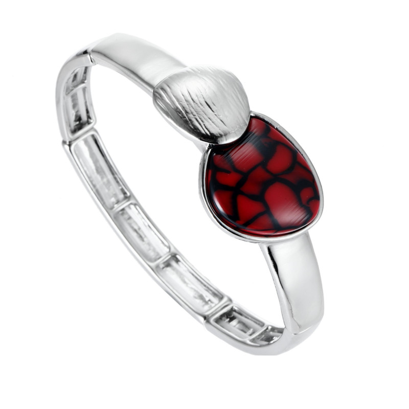 Hectorine - Bracelet élastique rouge