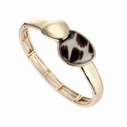 Hectorine - Bracelet élastique léopard