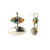 Takouhi - Boucle d'oreille tige multicolore