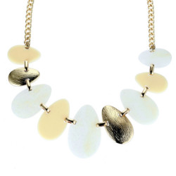 Touras - Collier beige