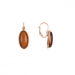 Danna - Boucles d'oreilles tige marron