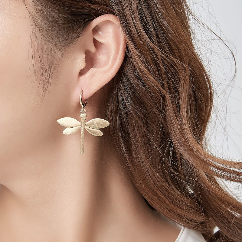 Ophilia Boucles d'oreilles dormeuse or