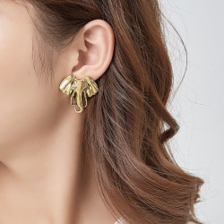 Osada Boucles d'oreilles clip dorée