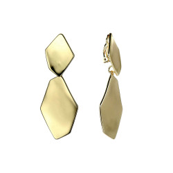 Hikma - Boucle d'oreille clip dorée