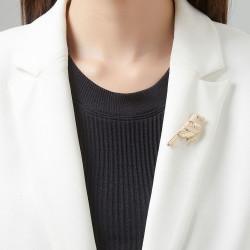 Parisa - Broche aimantée bleue