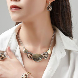 Hectorine - Collier léopard