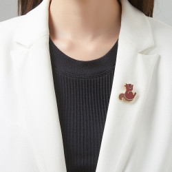 Owena -Broche aimantée