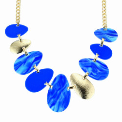 Touras - Collier bleu