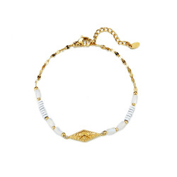 Ulinda - Bracelet blanc
