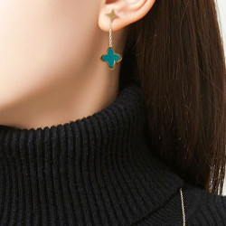 Ullamia - Boucle d'oreille bleue