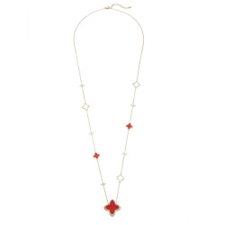 Ullamia - Sautoir rouge