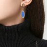 Ullan - Boucle d'oreille  bleue