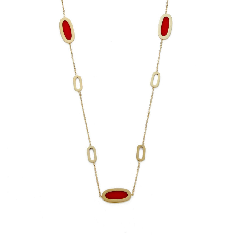 Ullan - Sautoir rouge