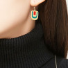 Ullevi - Boucle d'oreille multicolore