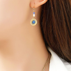 Umeno - Boucle d'oreille orange