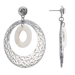 Lonna - Boucles d'oreilles tige argenté 2