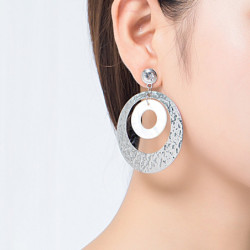 Lonna - Boucles d'oreilles tige argenté