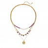 Umeno - Collier violet
