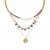 Umeno - Collier violet
