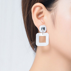 Lorie - Boucles d'oreilles tige blanc 2