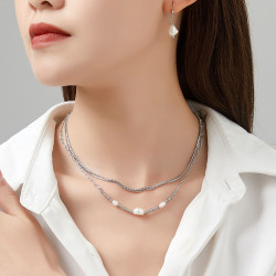 Urbi - Collier argenté