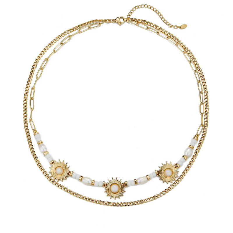 Ursela - Collier blanc