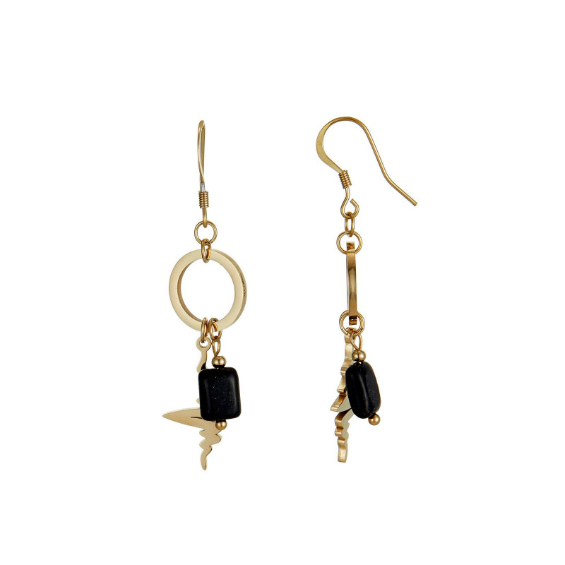 Ursina - Boucle d'oreille noire