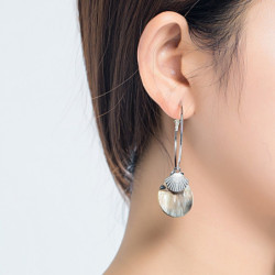 Lucie - Boucles d'oreilles tige choco