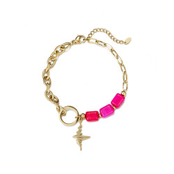 Ursina - Bracelet fuchsia