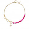 Ursina - Collier fuchsia