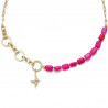 Ursina - Collier fuchsia