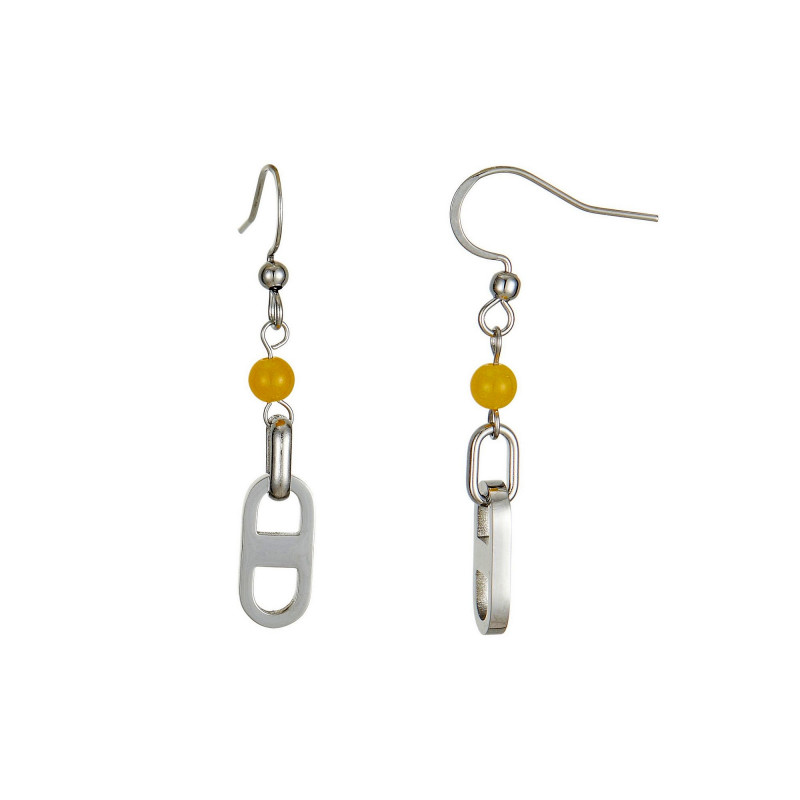 Ursulina - Boucle d'oreille jaune