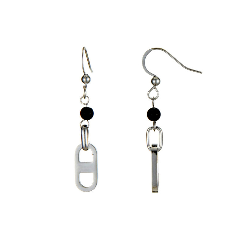 Ursulina - Boucle d'oreille noire