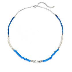 Ursulina - Collier bleu