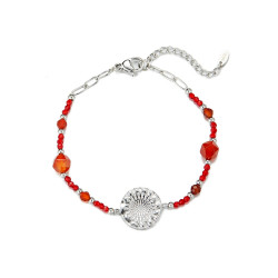 Usoa - Bracelet rouge