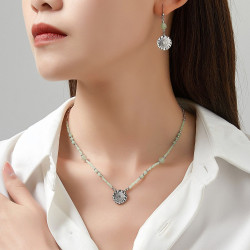 Usoa - Collier blanc