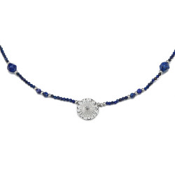 Usoa - Collier bleu