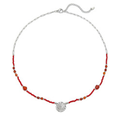 Usoa - Collier rouge