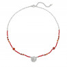 Usoa - Collier rouge