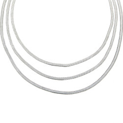 Uzuri - Collier argenté