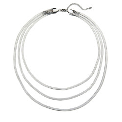 Uzuri - Collier argenté