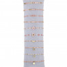 Ulricha - Lot 10 bracelets élastiques roses