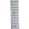 Ulricha - Lot 10 bracelets élastiques verts