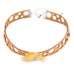 Emy - Collier Ras de cout beige