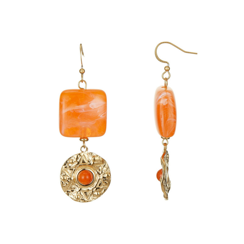 Ujana - Boucle d'oreille orange