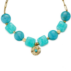 Ujana - Collier bleu