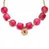 Ujana - Collier fuchsia