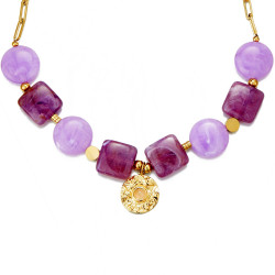Ujana - Collier violet