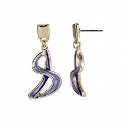 Barberine - Boucle d'oreille tige violette