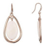 Lolia - Boucles d'oreilles tige dorée rose